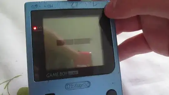 Two black squares and an ® symbol