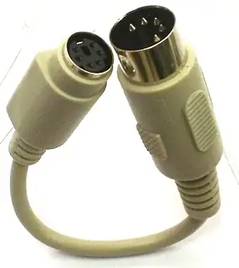 passive din>ps/2 adapter