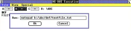Opening Notepad with a full filename using forward slashes