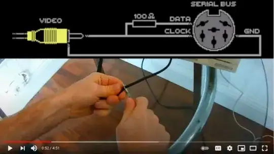 serial-to-video connection