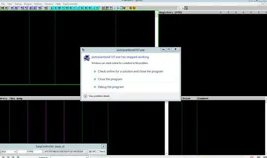 Application stopped working
