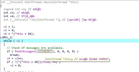 IDA MFC code pseudocode