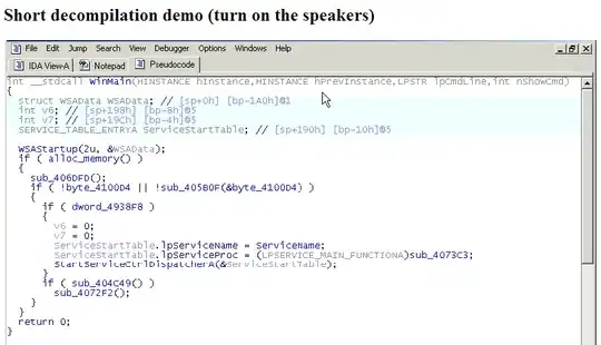 Hexrays Decompilation: Variable Declarations