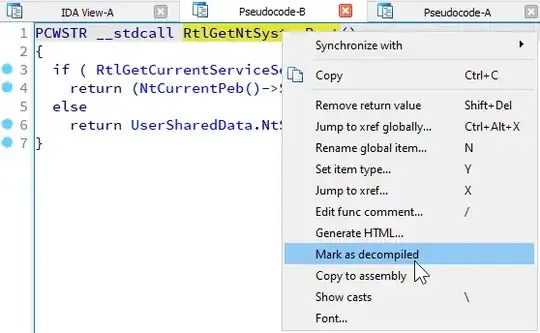 Mark as decompiled menu item