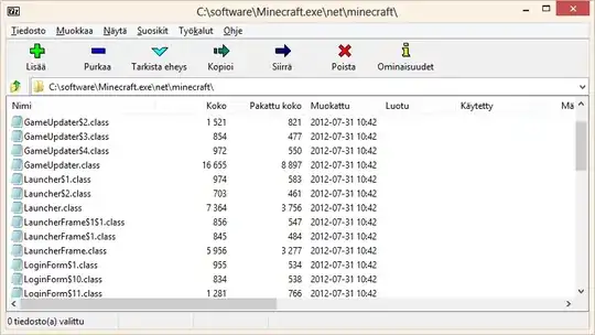 Minecraft launcher exe opened in 7-zip
