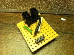 Homemade wheel encoder