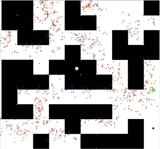Particle filter operation