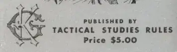 Chainmail 3rd Edition, 1st Print, before July 1975