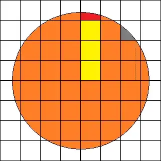 Top down view of another fireball