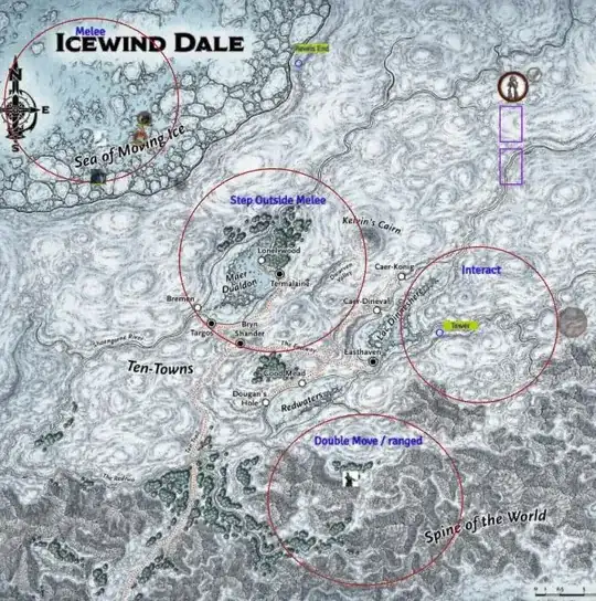 Image of VTT with buckets shown as circles and labelled