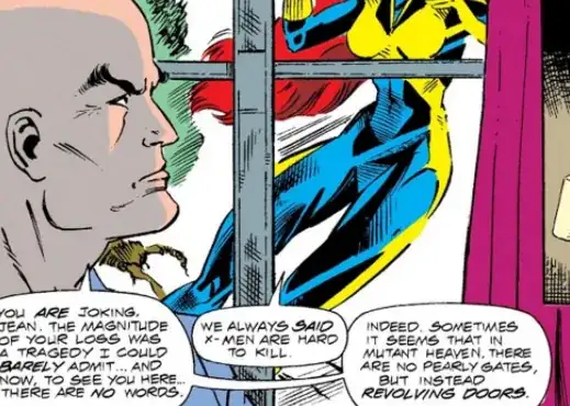 death revolving doors comic