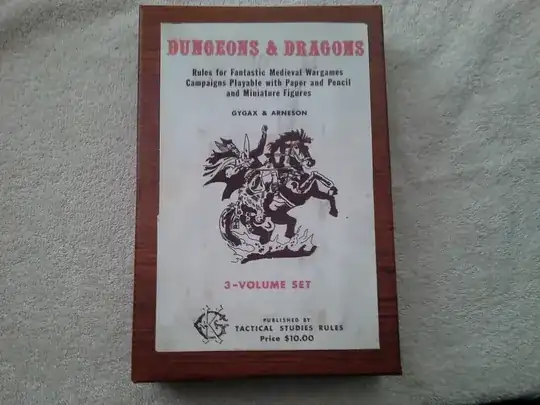 OD&D Faux Woodgrain Boxed Set