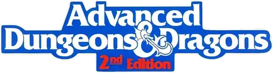 Original AD&D 2e logo