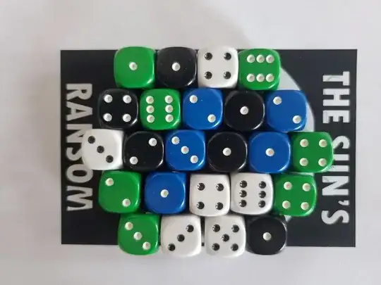 a photo of the Sun's Ransom cover with the described alternate tesselation - a 4-5-6-5-4 hexagon.