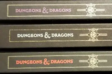 Black cover spine tops