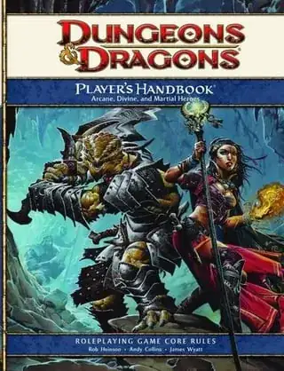 Cover of the D&D 4th edition Player’s Handbook