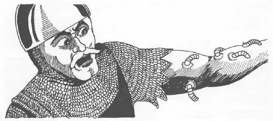 I'm regretting my decision to wear a mail t-shirt