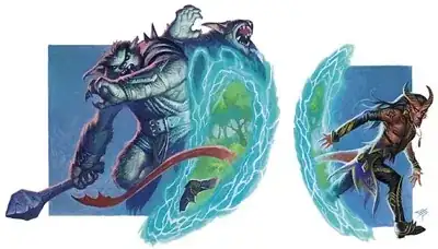 Illustration of Dimension Door in D&D 4e