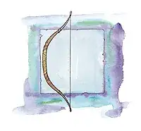 Uller’s longbow symbol from Deities & Demigods