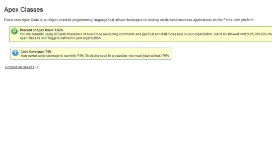 Here is the screenshot showing coverage