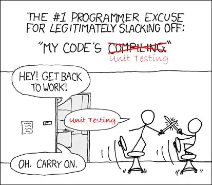 Are you building an alternative IDE? Yeah, but I'm doing it while my code unit tests.