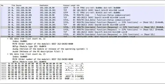 s7comm in Wireshark