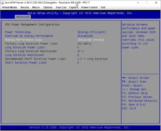 First attempt energy saving settings