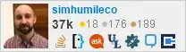 Profile for simhumileco on Stack Exchange, a network of free, community-driven Q&A sites