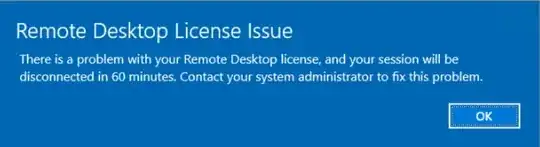 Remote Desktop License Issue