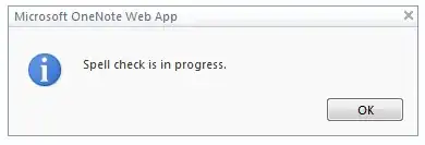 Example Popup from OneNote Web App