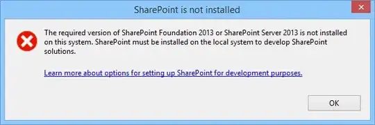 Project creation error