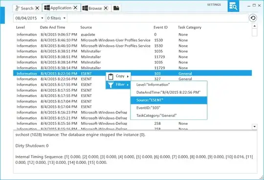 MasterLogViewer screen shot