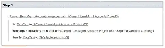 Workflow - set Extract Date from meta data field and SET to DateText