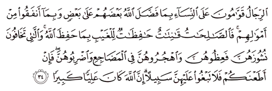 Quran beat women verse