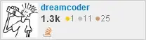 profile for dreamcoder on Stack Exchange, a network of free, community-driven Q&A sites