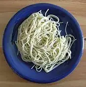 Spaghetti code looks twisted and tangled, and like the eponymous bowl of spaghetti, following the course of any one strand through the whole is extremely difficult. http://upload.wikimedia.org/wikipedia/commons/thumb/9/93/Spaghetti.jpg/175px-Spaghetti.jpg