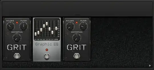 A quick proof of concept in Logic Pro's pedal board. Signal flows from left to right.