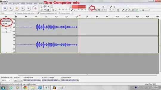 Recording thru computer mic