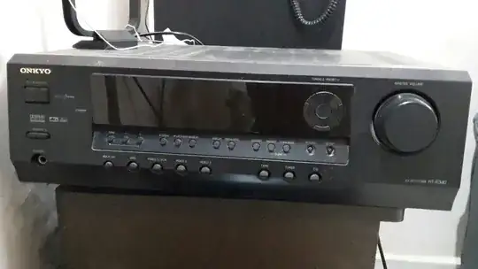 front side of amplifier