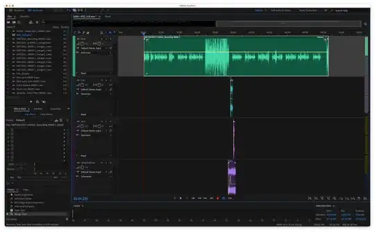 screenshot of Adobe Audition