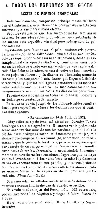 Parodia para el pelo