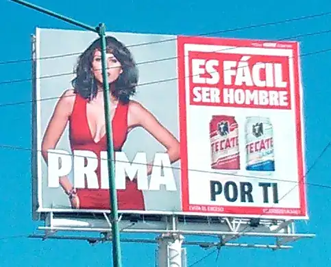 Tecate billboard