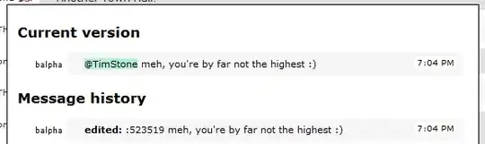 chat message history viewed inline