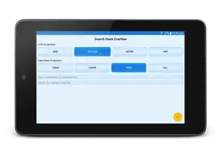 Simple search interface
