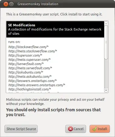 Greasemonkey Installation dialog