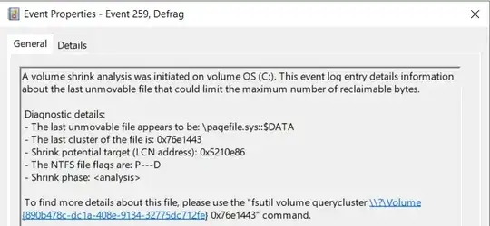 Event log ID 259 generated by Windows Disk Management app