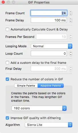 screenshot of GIF properties