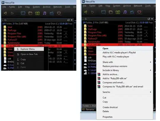Nexus File Manager with Explorer right-click context menu