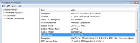 Windows 7 System Information