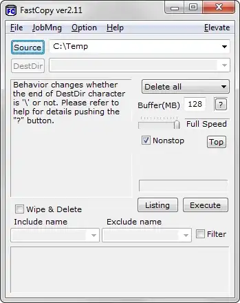 FastCopy delete dialog screenshot